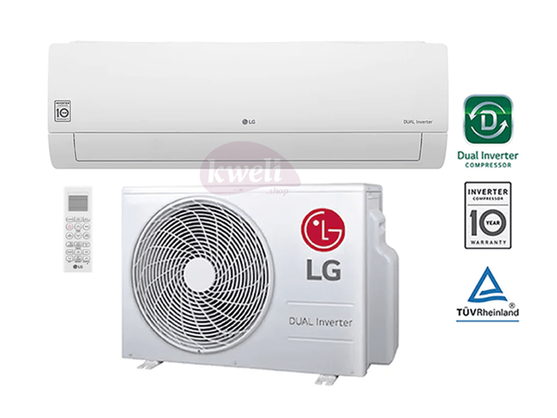 Buy new LG 24000 BTU Wall Split Air Conditioner, R410a - BS-Q246K3A1; DUAL Inverter Air Conditioner, 70% Energy Saving, 40% Faster Cooling in Uganda - - Free Delivery > Long warranty > Lifetime After-