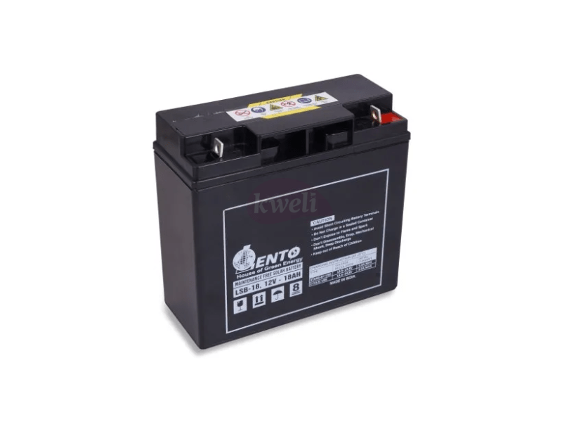 Buy new Lento 18AH 12V 216Wh Sealed Maintenance-free VLRA Battery, Made in India in Uganda - - Free Delivery > Long warranty > Lifetime After-sales Support