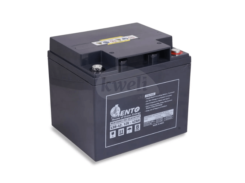Buy new Lento 42AH 12V 504Wh Deep Cycle Sealed Maintenance-free VLRA Battery, Made in India in Uganda - - Free Delivery > Long warranty > Lifetime After-sales Support