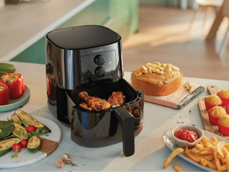 Buy new Philips 4.1L Air Fryer, Oil less Fryer - HD9200/91, 800g, 1400watts in Uganda - - Free Delivery > Long warranty > Lifetime After-sales Support