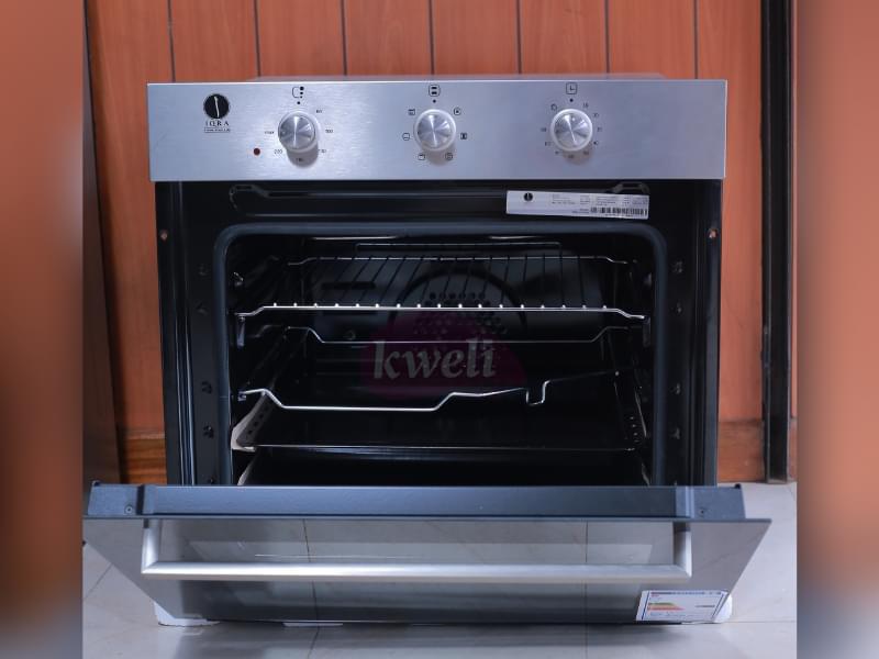 Buy new IQRA Built-in Electric Oven IQ-BO60E; 60cm, 2 Oven Trays, Fan, Oven Timer in Uganda - - Free Delivery > Long warranty > Lifetime After-sales Support
