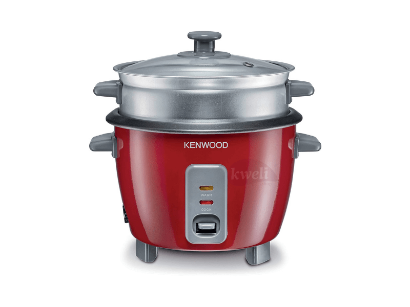 Buy new Kenwood 1.8-liter Rice Cooker with Steamer RCM44, Red, 650 watts in Uganda - - Free Delivery > Long warranty > Lifetime After-sales Support