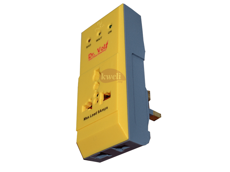 Buy new Dr Volt Fridge Guard IQ-FP6UK - 6Amp, 170-255V; Power Surge Protector, Power Guard, Fridge Protector in Uganda - - Free Delivery > Long warranty > Lifetime After-sales Support
