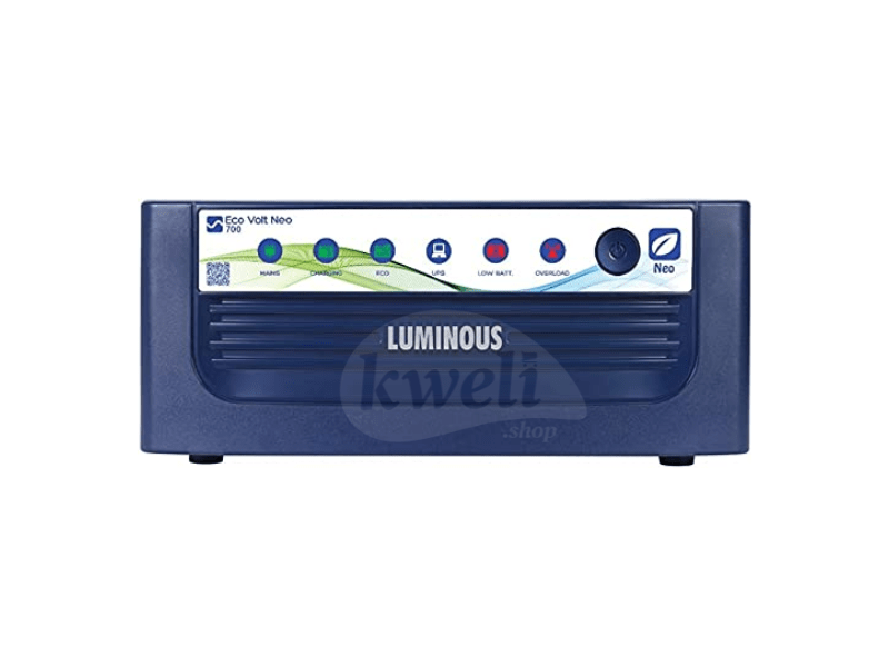 Buy new Luminous Eco Volt Neo 700VA 12V Pure Sine Wave Inverter; Backup UPS & Solar Inverter for home, office & shops in Uganda - - Free Delivery > Long warranty > Lifetime After-sales Support