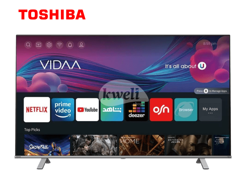 Buy new Toshiba 65 Inch Smart TV 65C350 - 4K UHD VIDAA Smart TV; Dolby Atmos, Bluetooth, Free-to-Air, Frameless (Bezel Less) in Uganda - - Free Delivery > Long warranty > Lifetime After-sales Support