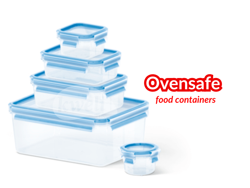 Buy new Tefal 5pc Masterseal Ovensafe Food Container Set K3029012; Plastic, Leakproof, Microwave 110 oC, BPA-free, Set of 5, 0.15L-0.25L-0.55L-1L-3.70L in Uganda - - Free Delivery > Long warranty > Li