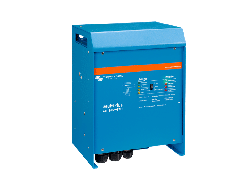 Buy new Victron MultiPlus 3kVA/2.4kW 24V Inverter Charger 24/3000/70-50 230; 2.4kW Continuous Load, Pure Sine Wave, 70A Battery Charger, 50A Transfer Switch in Uganda - - Free Delivery > Long warranty