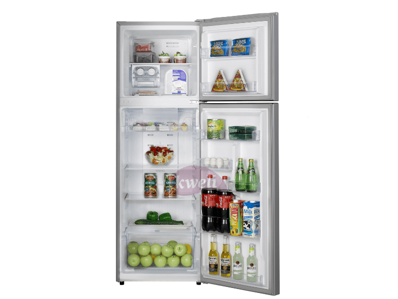 Buy Hisense 328L Double Door Refrigerator RT328N4DGN; Top Freezer, 120watts, Total no frost in Uganda - kweli.shop