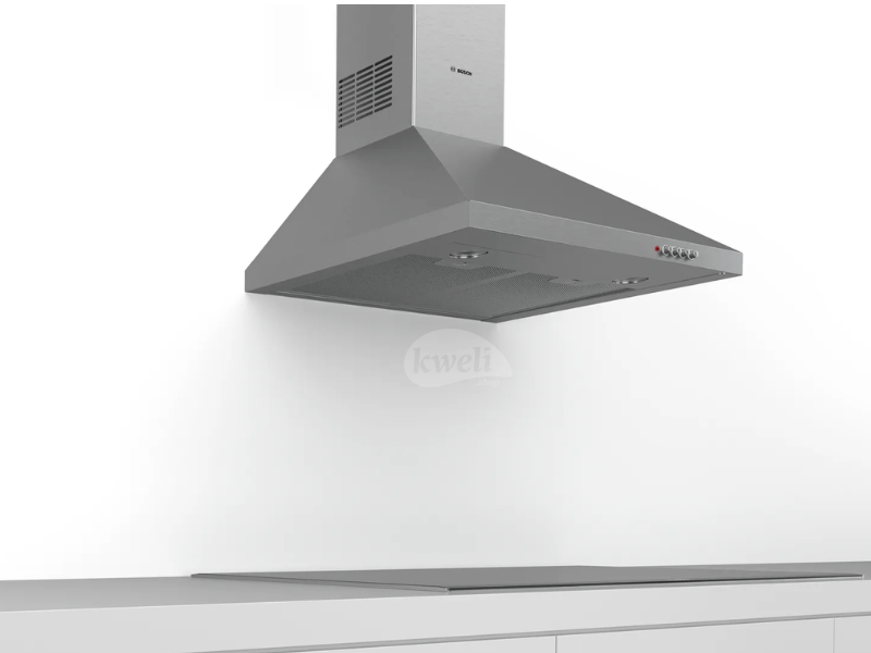 Buy new Bosch 60cm Wall-mounted Cooker Hood DWP64CC50Z; Electric Chimney Hood, Grease Filter, Stainless Steel in Uganda - - Free Delivery > Long warranty > Lifetime After-sales Support
