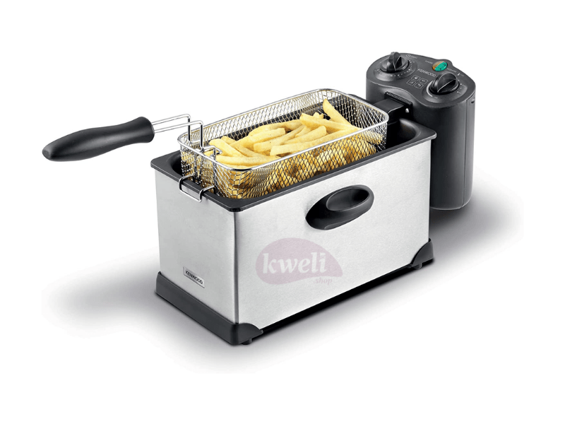 Buy new Kenwood 3-liter Deep Fryer DFM50; 2000 watts, Stainless Steel Lid, Silver in Uganda - - Free Delivery > Long warranty > Lifetime After-sales Support