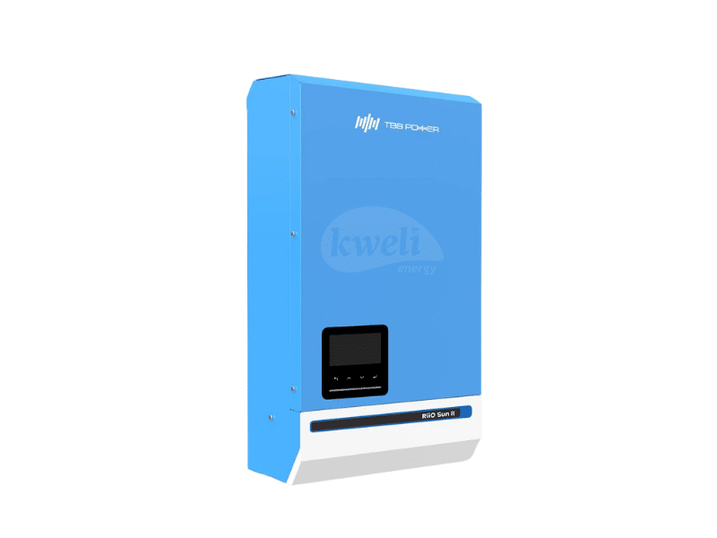 Buy new TBB RiiO Sun II 3kVA/3kW 48V All-in-One Solar Inverter; Built-in MPPT Charge Controller (5.2kWp/250Voc), Battery Charger, Pure Sine Wave Output, Transformer-Based Design in Uganda - - Free Del
