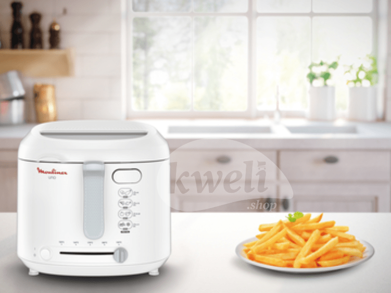 Buy new Moulinex 1.8-litre Deep Fryer AF203127; 1kg Food Capacity, 1,470 watts, Aluminium Coated Bowl in Uganda - - Free Delivery > Long warranty > Lifetime After-sales Support