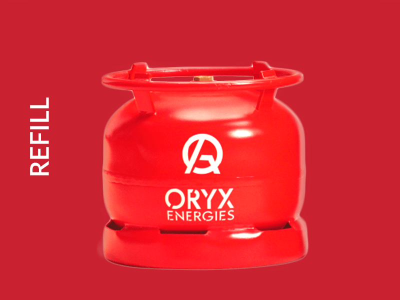 Buy new Oryx 6kg Gas Refill in Uganda - - Free Delivery > Long warranty > Lifetime After-sales Support