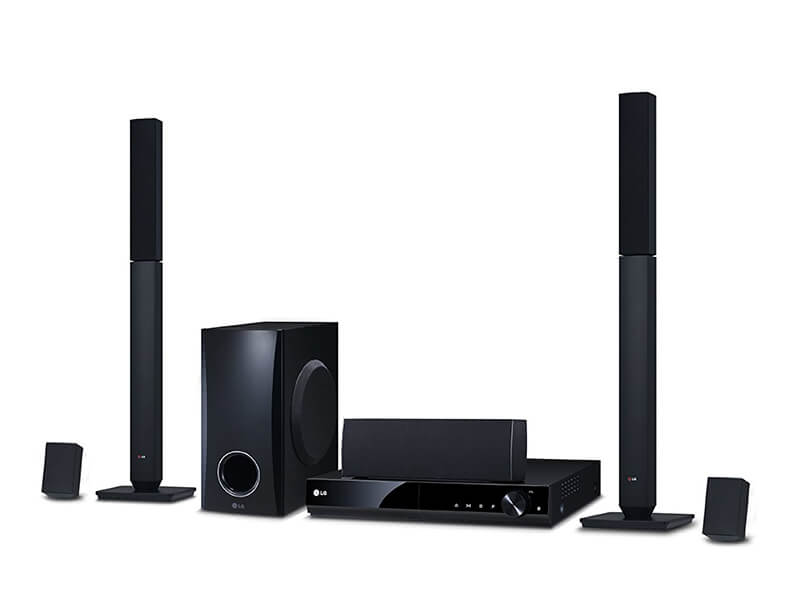 Buy new LG 5.1Ch 1000-watt DVD Home Theatre System with 2 Tall-Boy Speakers, Bass Blast Subwoofer, 1080p Up-scaling - LHD647 in Uganda - - Free Delivery > Long warranty > Lifetime After-sales Support