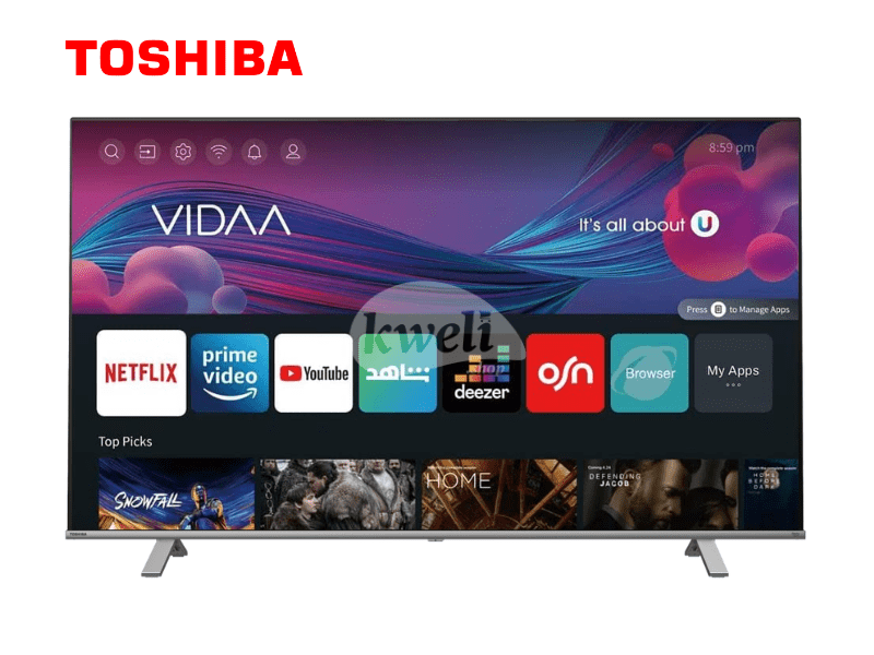 Buy new Toshiba 55 Inch Smart TV 55C350 - 4K UHD VIDAA Smart TV; Dolby Atmos, Bluetooth, Free-to-Air, Frameless (Bezel Less) in Uganda - - Free Delivery > Long warranty > Lifetime After-sales Support