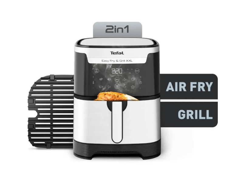 Buy new Tefal Easy Fry & Grill XXL Air Fryer EY801D27; 6.5L / 2kg Capacity, 8 Cooking Programs, Dual-Zone FlexCook Divider, 1830W Power in Uganda - - Free Delivery > Long warranty > Lifetime After-sal