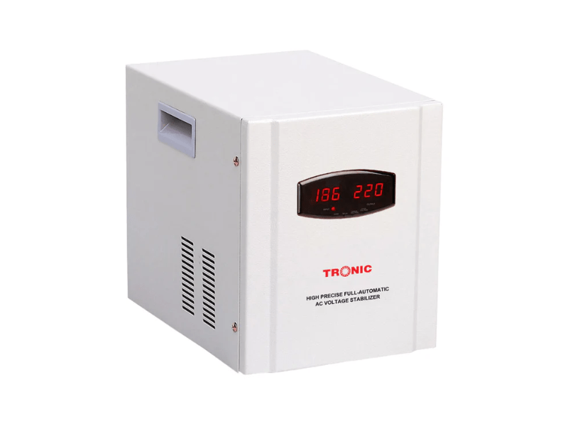 Buy new Tronic 2KVA Single Phase Stabilizer, HS Range HS2000-DI; 140V-250V~ Input, 2000VA (watts) Output, Digital Display in Uganda - - Free Delivery > Long warranty > Lifetime After-sales Support