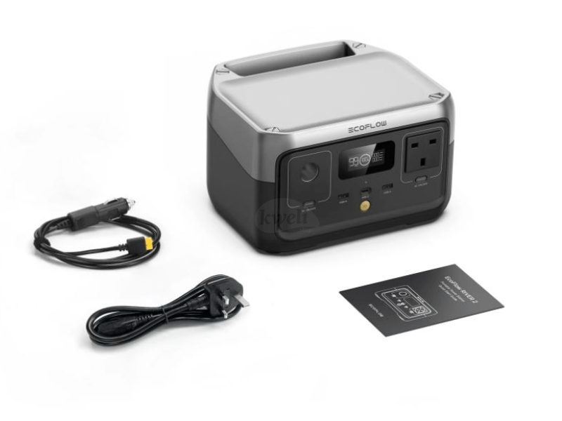 Buy new EcoFlow RIVER 2 UK Portable Power Station 300W; 256Wh Lithium Battery, 3.5kg light weight, Umeme, Car & Solar panel charging supported, full charge in 60 minutes in Uganda - - Free Delivery > 