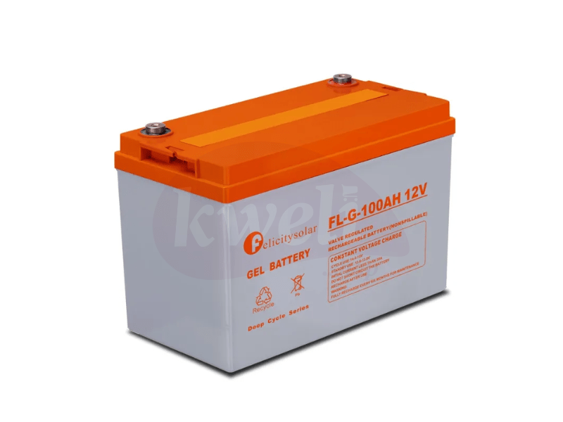 Buy new Felicity 100AH 12V Deep Cycle Gel Battery FL-G-100AH 12V - Solar Battery in Uganda - - Free Delivery > Long warranty > Lifetime After-sales Support