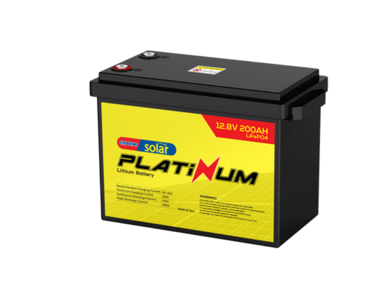 Buy new Chloride Solar Platinum 200Ah 12.8V 2.56kWh Lithium Iron Phosphate (LiFePO₄) Solar Battery CS-2560 PSE; Built-in BMS, Over 3,000 Cycles @25°C, 80% DoD, IP65 Rated in Uganda - - Free Delivery >