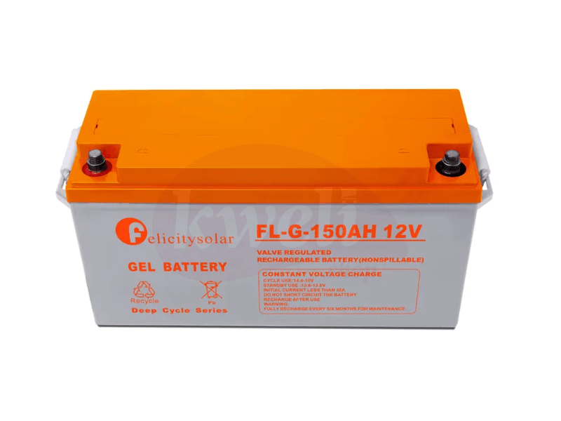 Buy new Felicity 150AH 12V Deep Cycle Gel Battery FL-G-150AH 12V - Solar Battery in Uganda - - Free Delivery > Long warranty > Lifetime After-sales Support