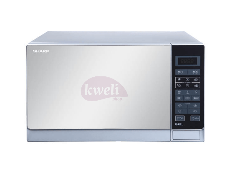 Buy new Sharp 25-liter Microwave R-75MT(S); Digital Microwave - 6 Auto Cooking Menu, 11 Power levels, 900 watts in Uganda - - Free Delivery > Long warranty > Lifetime After-sales Support