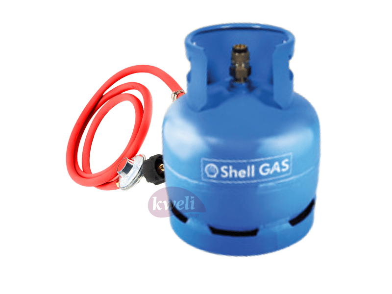 Buy new Shell 6kg Gas Cylinder + Regulator, Hosepipe - for cookers, table top stoves and built in hobs in Uganda - - Free Delivery > Long warranty > Lifetime After-sales Support