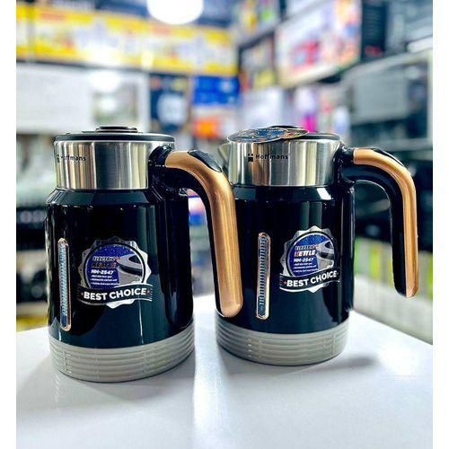 Hoffmans 2.5L Electric Milk Boiling/ Cooking Percolator/Kettle -Black