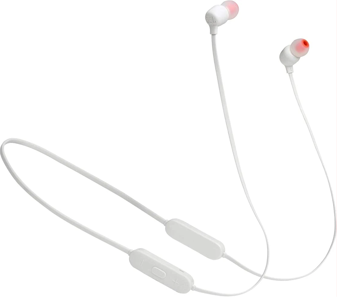 JBL Tune 125BT by Harman in-Ear Bluetooth Headphone with Built-in Mic, 16 Hours Playtime, Bluetooth 5.0, Dual Connect and Quick Charging (White)