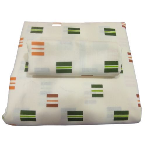 Double Bedsheets With 4 Pillowcases - Multicolour