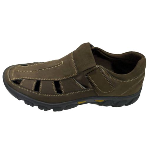 Men's Flexible Shoes-Brown