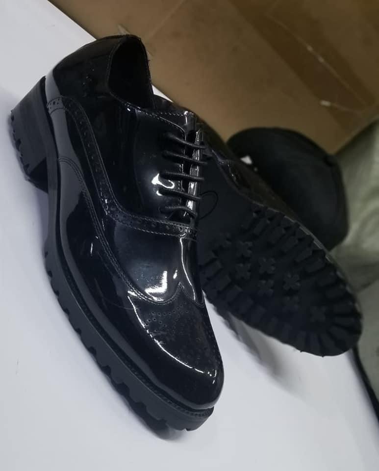 Men's Oxford Clarks Shoes-Black