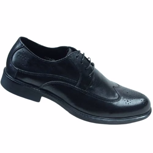 Men's Paforated Formal Shoes - Black