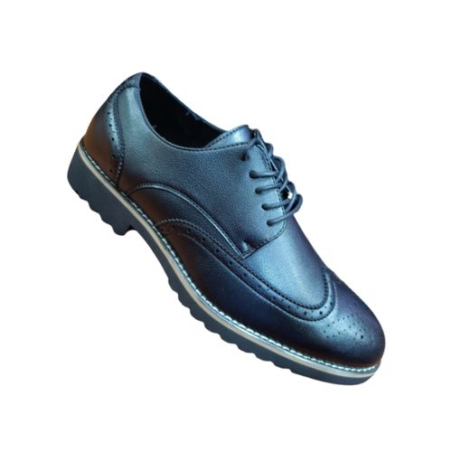 Formal Laceup Leather Shoe - Black