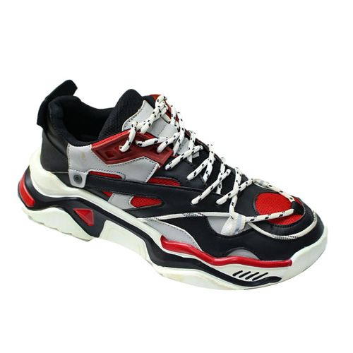 Men's Lace Up Sneakers - Multi-colour