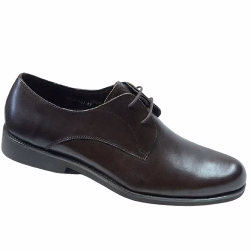Men's Formal Lace-up Gentle Shoes - Coffee Brown