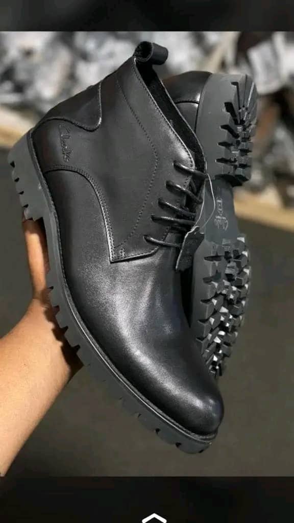 Clarks Men's Gentle Formal Boots Shoes - Black