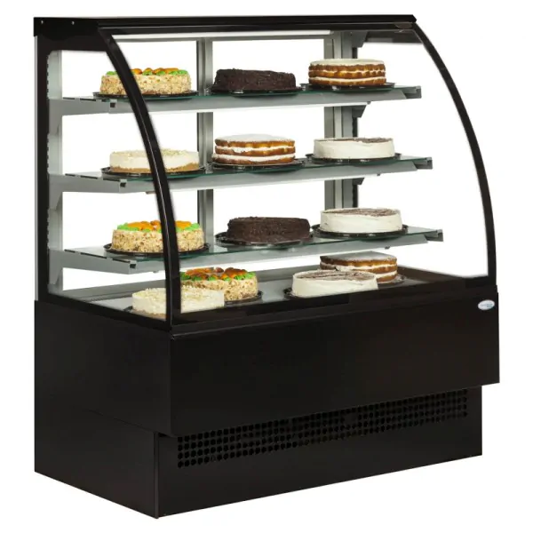 Counter Top Hot Food Display Warmer / Snack Warmer Display / Glass Food Warmer Display Showcase with CE