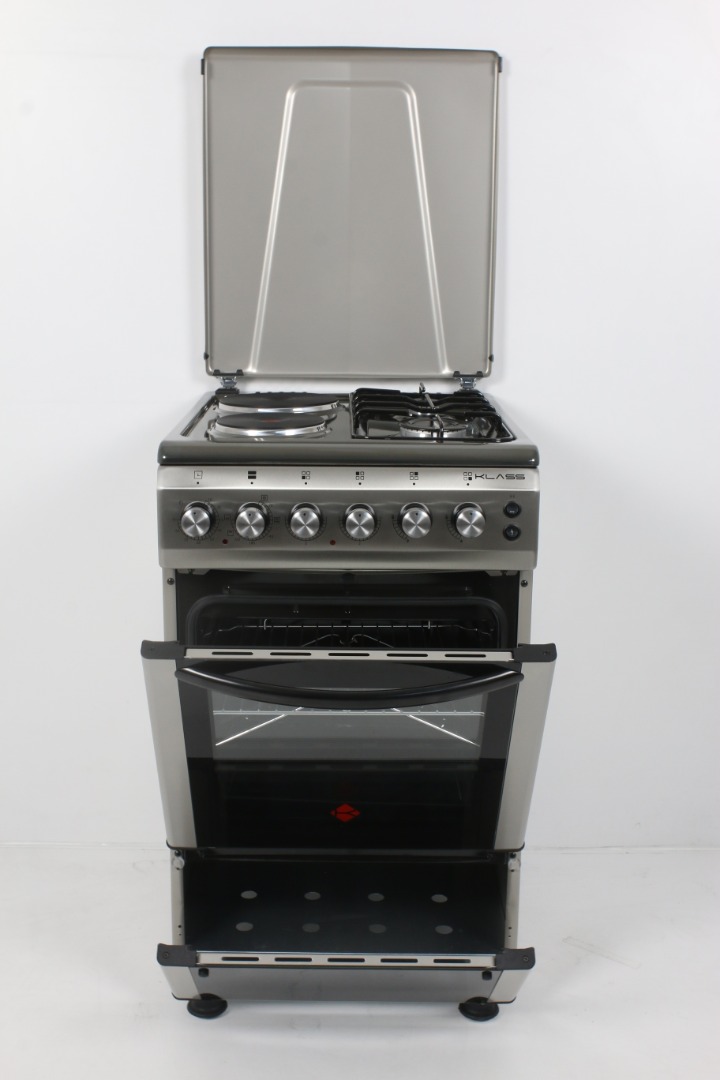 klass 2 electric plates 2 gas burner 50x60cm