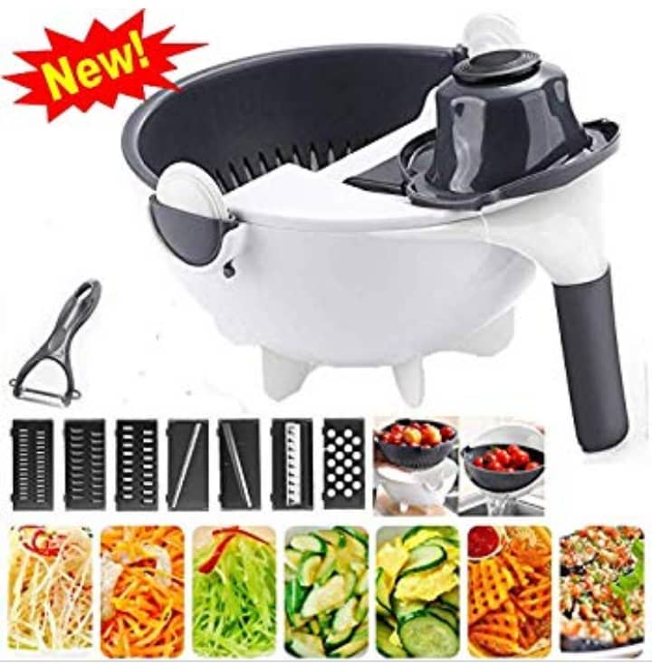 Multi shape salad maker
