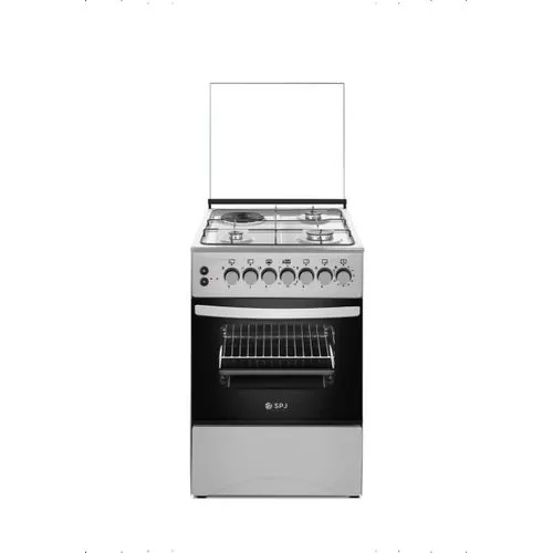 SPJ Standing Gas Cooker 3Gas Burner 1 Electric 50X50cm
