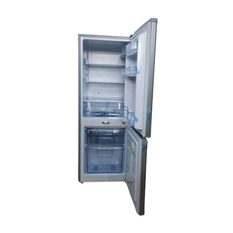 Sayona 141litres double door silver down part freezer