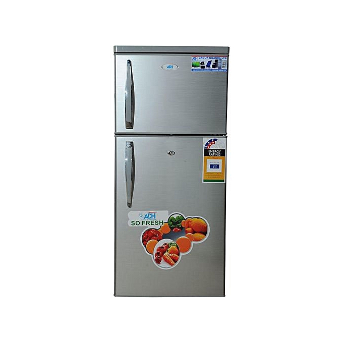 ADH Double Door Refrigerator – 220 Litres Silver