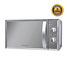 Hisense H20MOMMI Microwave Oven, 20 Litre – Mirror Silver