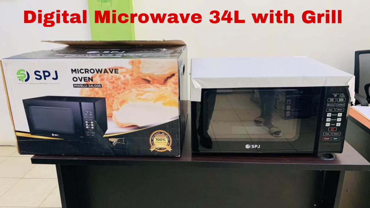 SPJ 34Liter Digital Microwave MWBLU-34L007