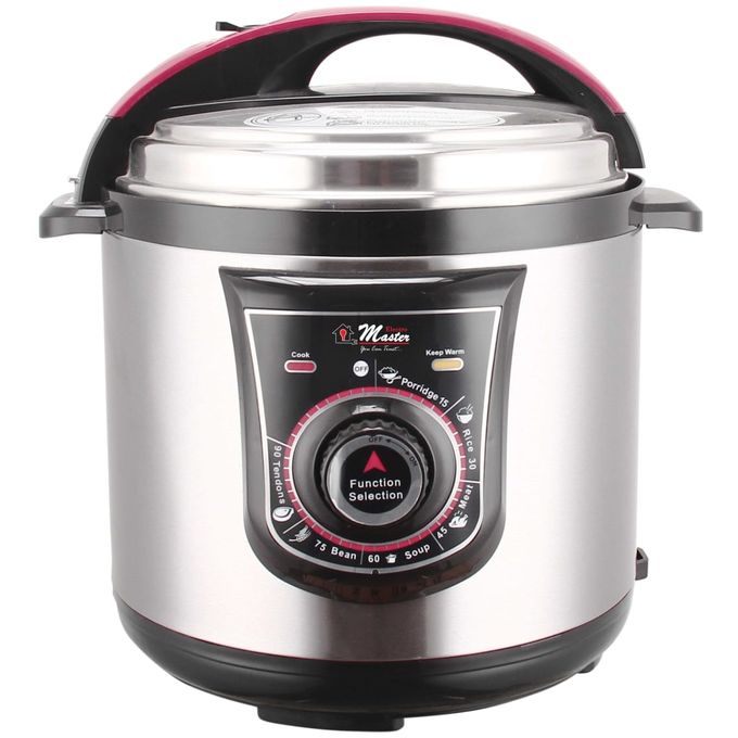 EM-MPC-1047 Electric Pressure Cooker 6.0L 1600watts – Grey, Black