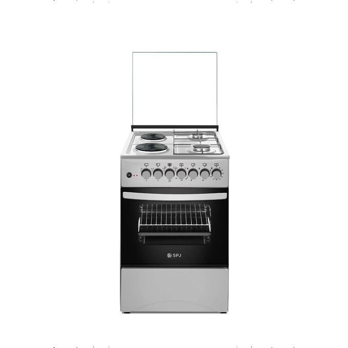 SPJ 2 Gas Burner With 2 Electric 50X50cm Premium Turkey Standing Gas Cooker