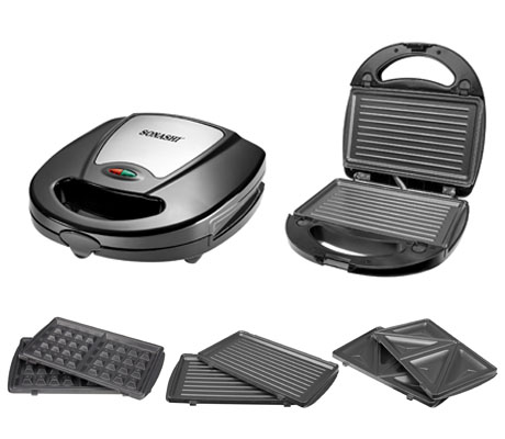 Sonachi 3 IN 1 Multi Sandwich Maker
