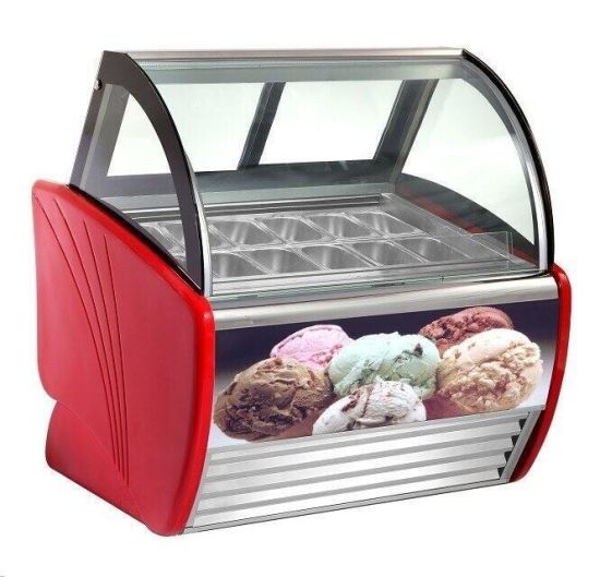 Ice cream display case