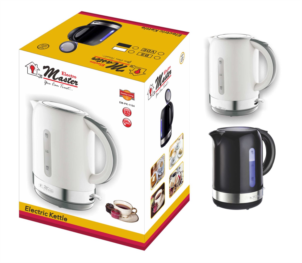 Electric master kettle 1.7litres